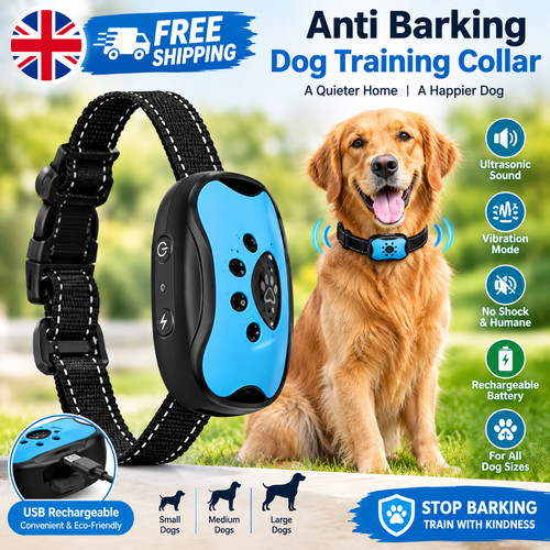 Rechargeable anti barking dog - anti,